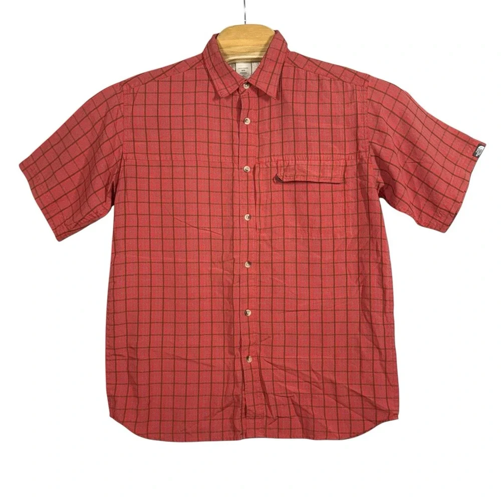 The North Face‎ Vented Plaid Shirt Mens Medium